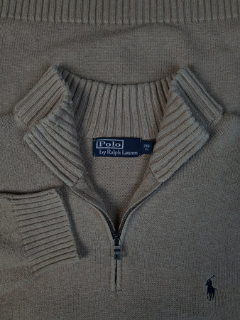 Moderner Ralph Lauren Troyer Knitwear Braun XXL