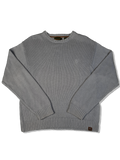 Moderner Timberland Strickpullover Heavy Knit Basic Hellgrau XL