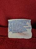 Vintage Hanes Sweater Burton Music Camp Rot XL