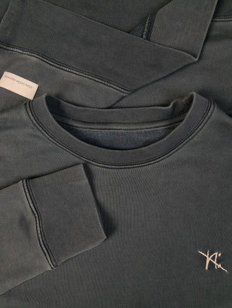 Moderner Nine:In:The:Morning Sweater "Kith" Basic Made In Italy Grau M