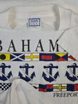 Vintage MyShirt Tourist Bahamas Freeport Made In USA Single Stitched Weiß L