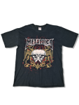 Modernes Gildan Shirt Metallica 2007 Bedruckt Schwarz L