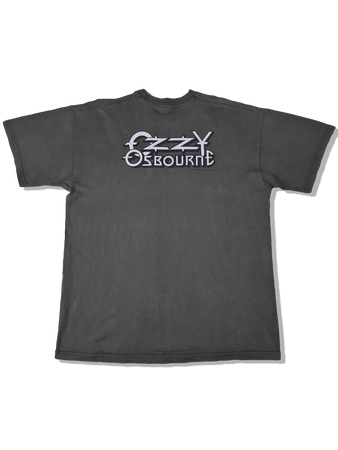 Vintage Monowise Limited Shirt 2000 Ozzy Osbourne "Let's Rock" Braun Grau L-XL