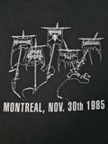 Modernes Gildan Shirt World War III Festival Montreal, Nov. 30 1985 Bedruckt Schwarz L