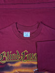 Vintage Tee Jays Shirt Blind Guardian Tour Germany Single Stitched Made In USA Rot L