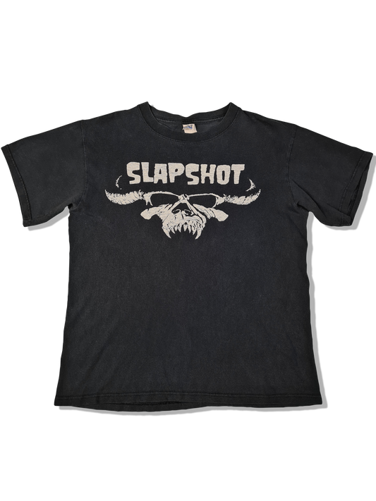 Modernes Anvil Shirt Slapshot Boston Rock Schwarz M