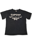 Modernes Anvil Shirt Slapshot Boston Rock Schwarz M