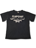 Modernes Anvil Shirt Slapshot Boston Rock Schwarz M