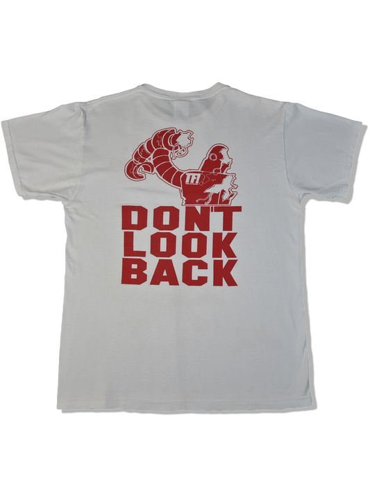 Modernes Fruit Of The Loom Shirt 2005 Youth Attack "Dont Look Back" Weiß M