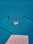 Vintage TeeJays Shirt 1990 Weight Watchers Made In USA Single Stitched Blau L