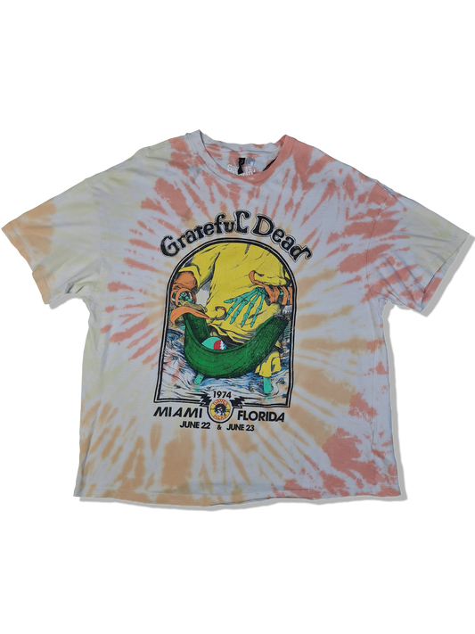 Modernes H&M Shirt Grateful Dead Batik Bunt S