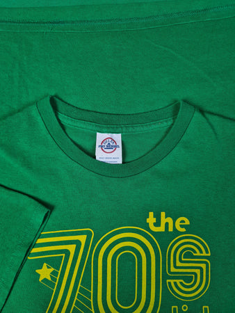 Modernes Detla Pro Weight Shirt "the 70s did it better!" Grün M