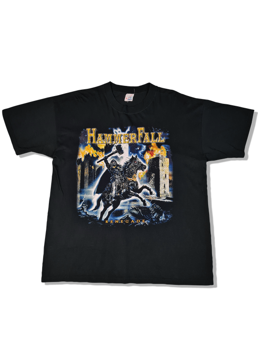 Vintage Bandshirt Hammerfall "Walking the way of the warrior" 2000 Schwarz XL