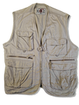 Vintage Summer Legend Fischerweste Techwear Beige L