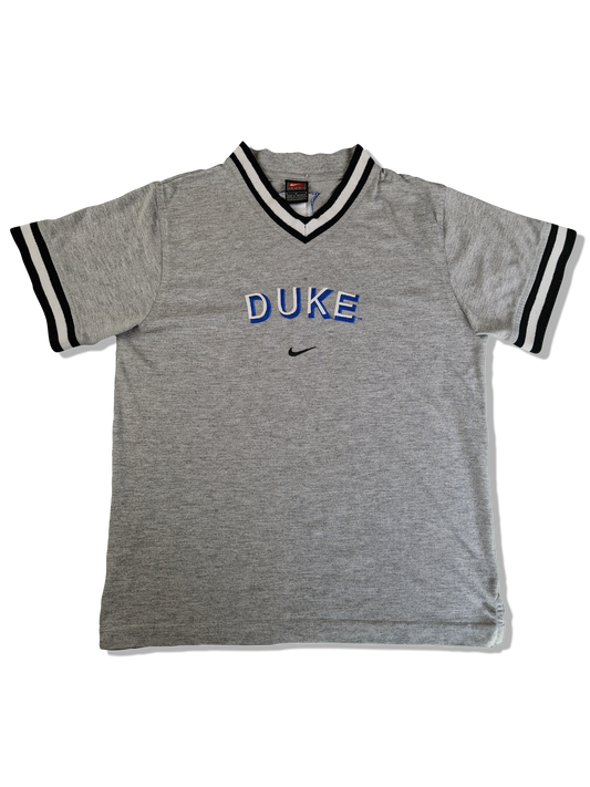 Vintage Nike Shirt Duke Basketball Bestickt Grau XS-S