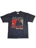 Vintage Russell Shirt Baseball Atlanta Braves 1995 Made In USA Dunkelblau L