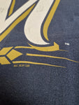 Nike Shirt MLBP Milwaukee Brewers 2009 Dunkelblau S-M