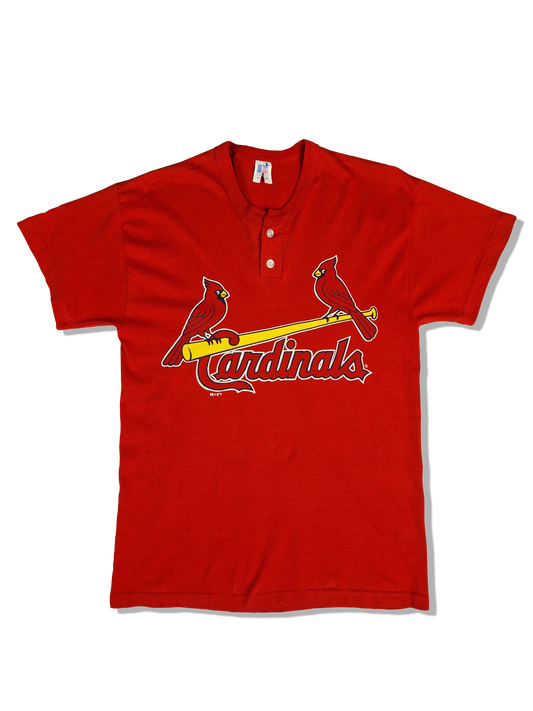 Vintage Russell Shirt Baseball Cardinales Rot M