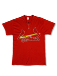 Vintage Russell Shirt Baseball Cardinales Rot M