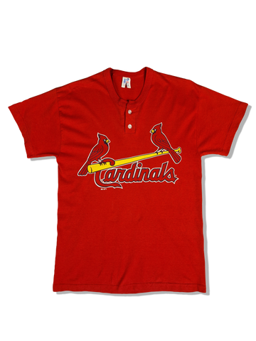 Vintage Russell Shirt Baseball Cardinales Rot M