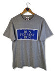 Vintage Bubba Gump Shirt 2003 "Run Forrest/Stop Forrest" Backprint Grau M