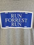 Vintage Bubba Gump Shirt 2003 "Run Forrest/Stop Forrest" Backprint Grau M