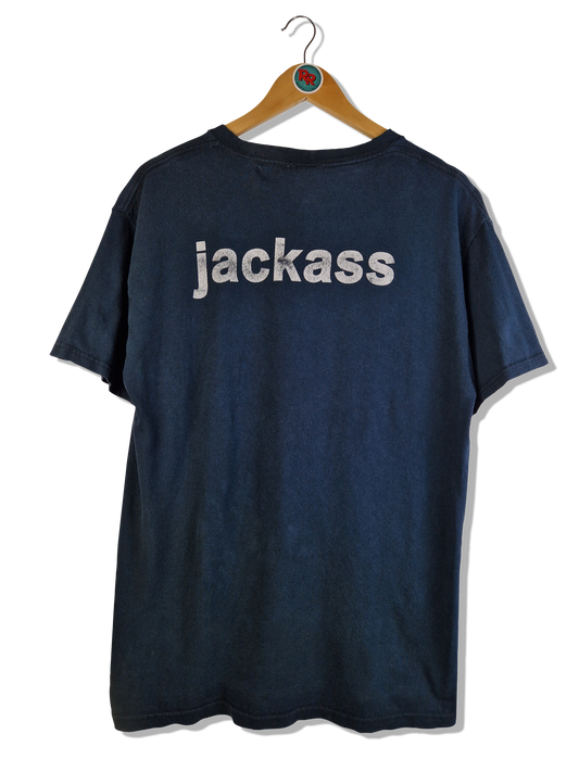 Vintage Fruit Of The Loom Shirt Jackass Schwarz L