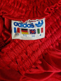 Rare! Vintage Adidas Shorts Glanz Sprinter Ventex Made In France Rot Weiß (50) M