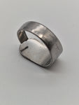 Upcycling Besteckschmuck Ring Stainless Steel Silber Optik