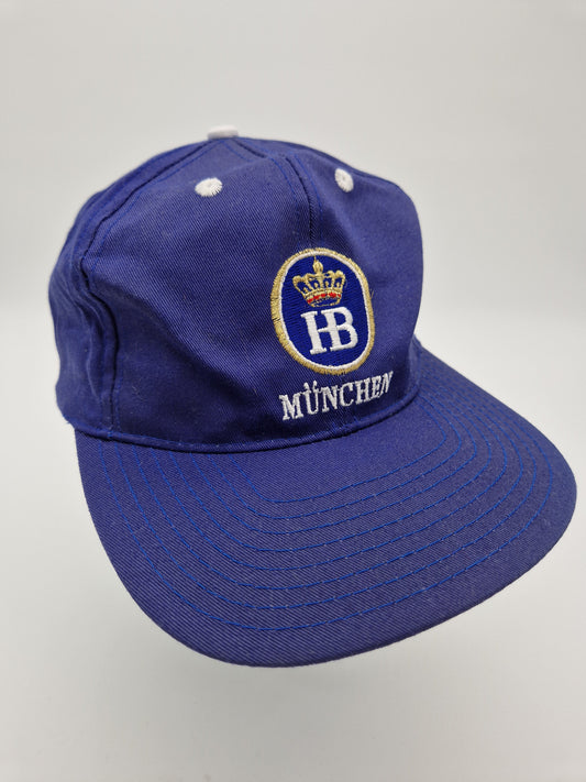Vintage HB Cap Werbung München Blau