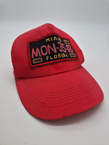 Vintage Miami Florida Cap Mon-35-18 Rot