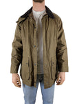 Basic Barbour Jacke Cordkragen Beige M-L