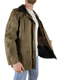 Basic Barbour Jacke Cordkragen Beige M-L