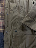 Basic Barbour Jacke Cordkragen Beige M-L